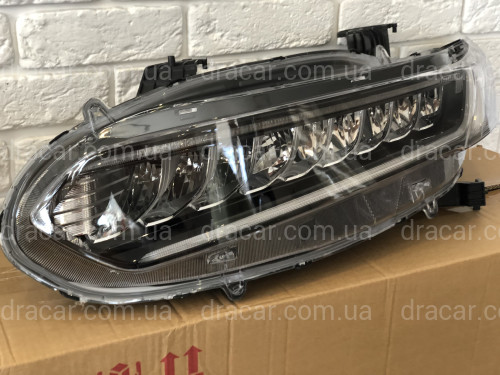 Фара левая Full Led Honda Accord 10 2017+ артикул 7262