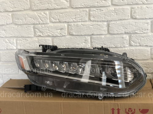 Фара правая Full Led Honda Accord 10 2017+ артикул 7582