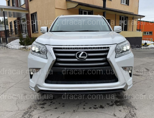 Комплект обвеса Lexus GX 460 2014-2021 серый цвет (юбки передняя и задняя, хром молдинг) артикул 7592