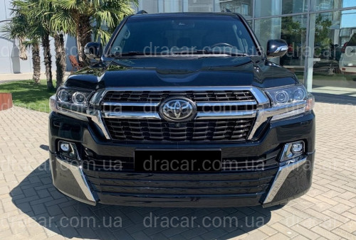 Решетка радиатора дизайн 2021 для Toyota Land Cruiser 200 2015-2021 артикул 7462