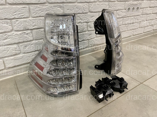 Задние фонари белые рестайлинг 2014+ Lexus GX 460 2009-2023 2шт. артикул 7607