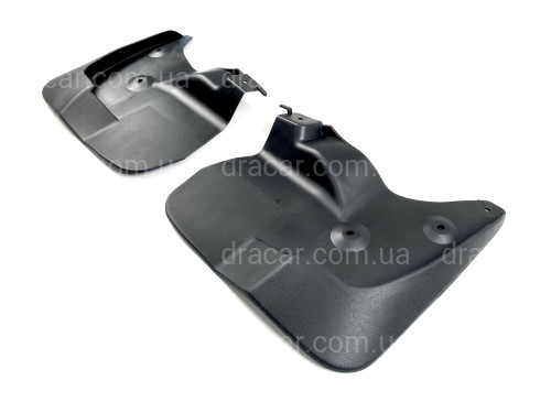 Брызговики передние для Lexus LX 570 2008-2015 / Toyota Land Cruiser 200 2007-2021 под подножки с подсветкой комплект 2шт артикул 7612