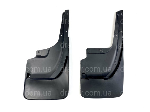 Брызговики задние Toyota Land Cruiser 200 2016-2021 без обвеса комплект 2шт артикул 7611