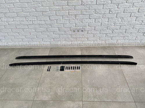 Рейлинги на крышу Lexus LX570 450d / Toyota LC 200 в стиле LX 2016 BLACK артикул 7613
