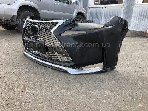 Юбка губа бампера F-Sport Lexus NX 2014-2017  артикул 7347