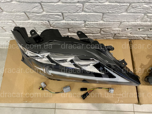 Фары Full LED 3 линзы Lexus RX 350 / 450H 2012-2015 в стиле рестайлинг 2020 артикул 7630
