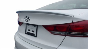 Спойлер лип багажника Hyundai Elantra AD 2016- ABS пластик под покраску