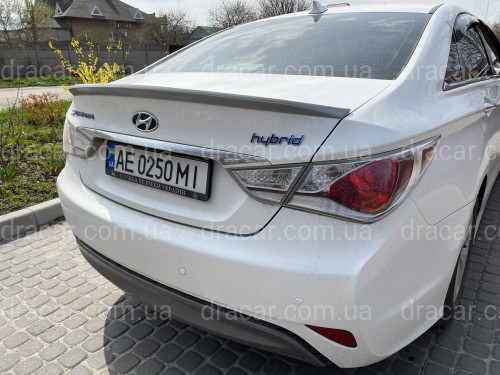 Спойлер лип Hyundai Sonata YF 2010-2015 ABS пластик под покраску артикул 7293