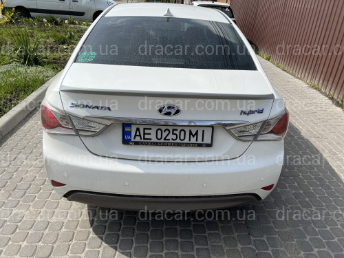 Спойлер лип Hyundai Sonata YF 2010-2015 ABS пластик под покраску артикул 7293