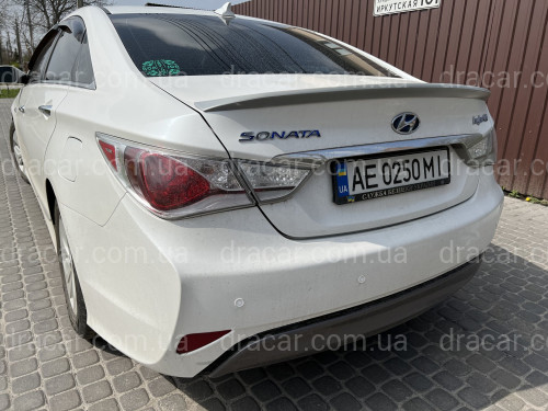 Спойлер лип Hyundai Sonata YF 2010-2015 ABS пластик под покраску артикул 7293