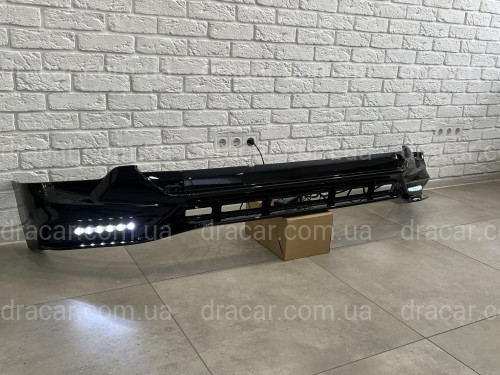 Юбка переднего бампера TRD Toyota Land Cruiser Prado 150 2017+ цвет черный артикул 7544