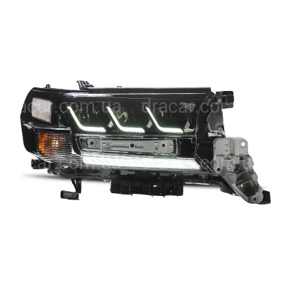 Фары FULL LED 3 линзы Toyota Land Cruiser 200 2015-2022 (левая+правая) артикул 7654