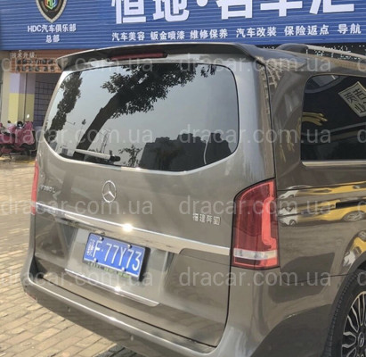 Спойлер на заднюю дверь ЛЯДА Mercedes Benz Vito W447 ABS пластик под покраску артикул 7656