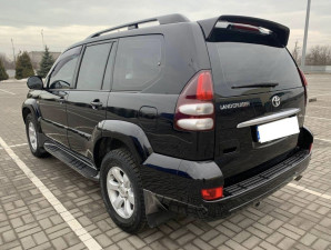 Спойлер на крышку багажника TTE Sport Toyota Land Cruiser Prado 120 2003-2009 ABS пластик пол покраску