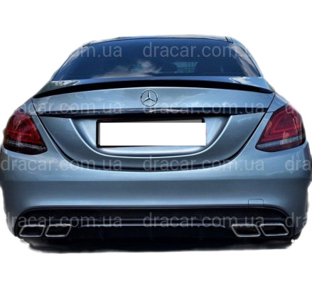 Спойлер лип на багажник Mercedes-Benz C-class W205 2014- ABS пластик под покраску артикул 6794