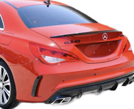 Спойлер лип на багажник Mercedes CLA C117 2013-2018 ABS пластик под покраску