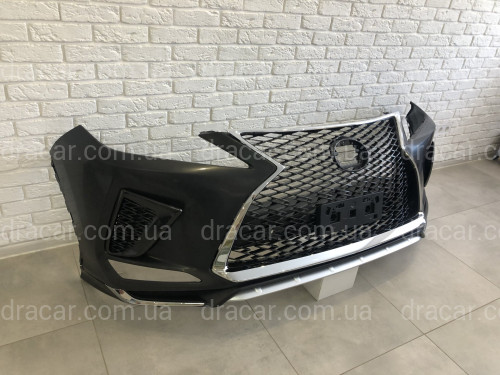 Бампер передний комплектный F-Sport Lexus RX 2019-2022 артикул 7473