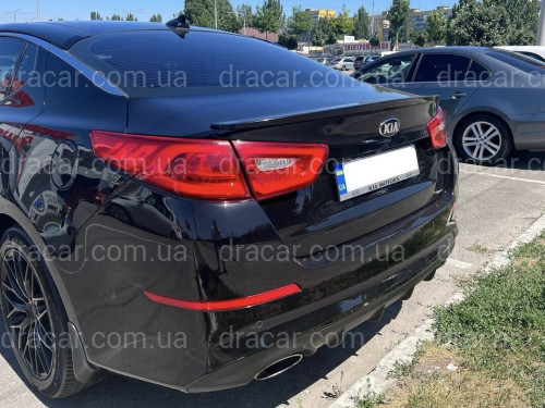 Спойлер лип на багажник Kia Optima 2014-2015 ABS пластик под покраску артикул 7295