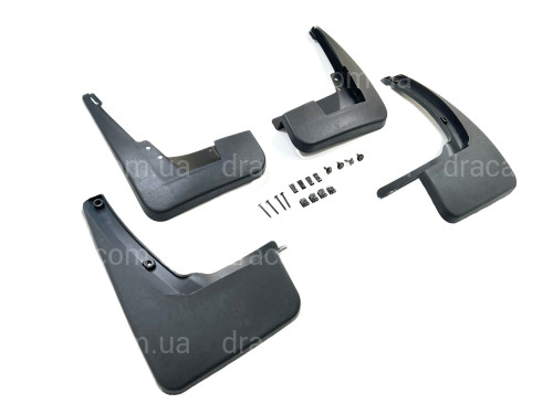 Брызговики Mercedes Benz GL X164 2006-2012 под порог комплект 4 шт артикул 5451