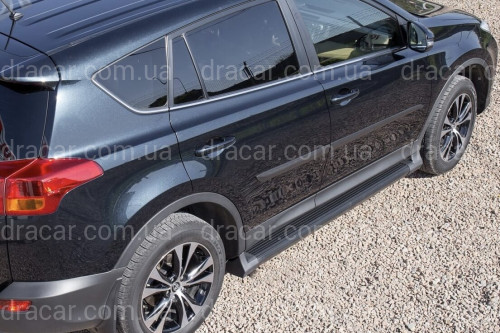 Пороги боковые подножки Toyota Rav-4 2013-2015 2 шт. артикул 7727