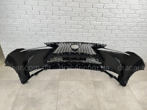 Бампер передний F-Sport Lexus NX 2014-2016 (бампер, юбка, решетка, хром) артикул 7594