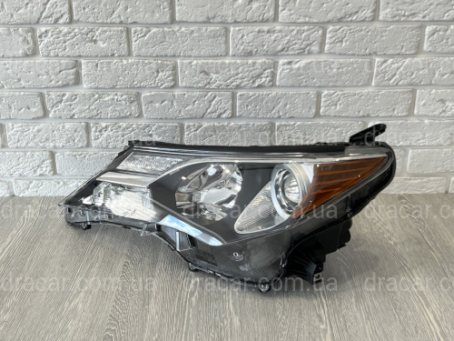 Левая фара галоген Toyota RAV 4 АМЕРИКА 2013-2015 артикул 7734