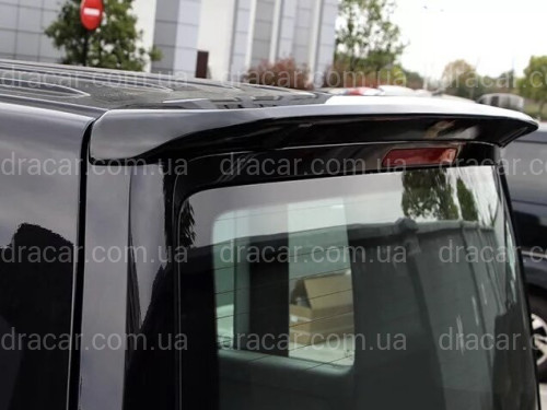 Спойлер на заднюю дверь ЛЯДА Volkswagen T6 2015+ Transporter / Caravelle / Multivan ABS пластик под покраску артикул 7655