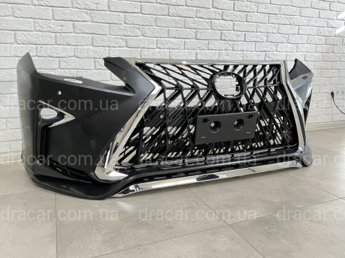 Бампер передний комплектный F-Sport с решеткой TRD Lexus RX 2015-2019	 артикул 7742