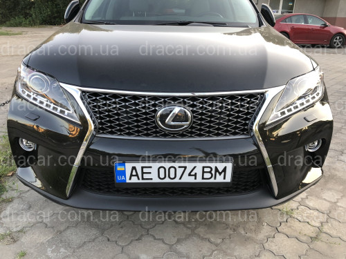 Бампер передний комплектный F-Sport Lexus RX рестайлинг 2012-2015 артикул 7743