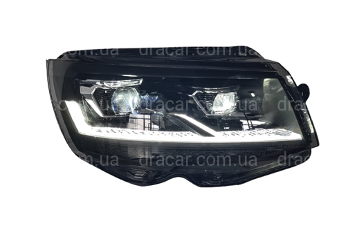 Full led фары стиль Multivan T6.1 2020+ для T6 2016-2019 (левая+ правая) комплектные с блоками артикул 7752