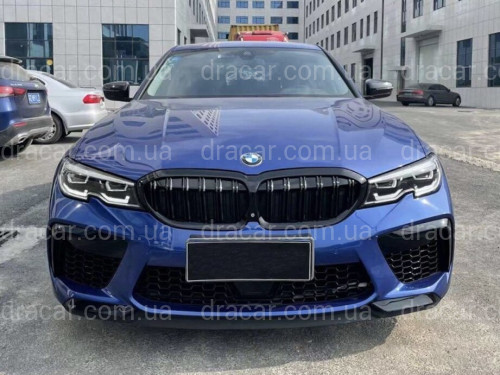 Бампер передний комплектный BMW 3 series G20 / G21 в стиле М8 артикул 7864