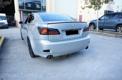 Задние фонари Lexus IS 2006-2012 дымчатые артикул 7102