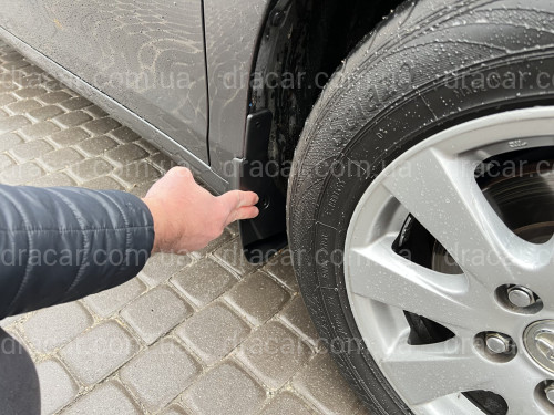 Брызговики передние Toyota Camry 40 2006-2012 оригинальный дизайн комплект 2 шт  артикул 7575