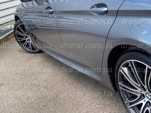 Накладки на пороги M-paket BMW 5 series G30 / G31 2017-2023 артикул 7887