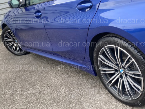 Накладки на пороги M-paket BMW 3 series G20 / G21 2018- артикул 7888