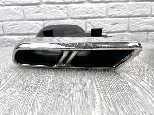 Насадки на выхлопные трубы AMG С63S Mercedes Benz С Class W205 2014-2018 артикул 7879