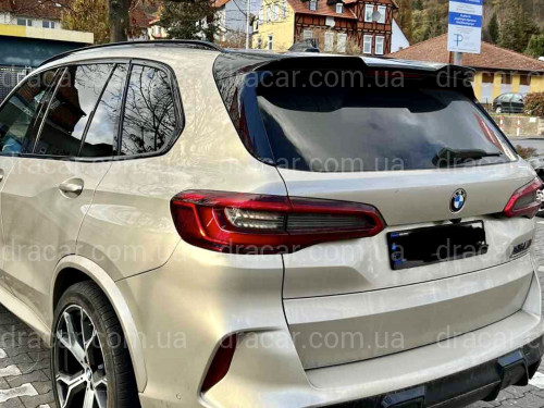 Спойлер на крышку багажника Х5M F95 стиль BMW X5 G05 2019- черный глянец  артикул 7891