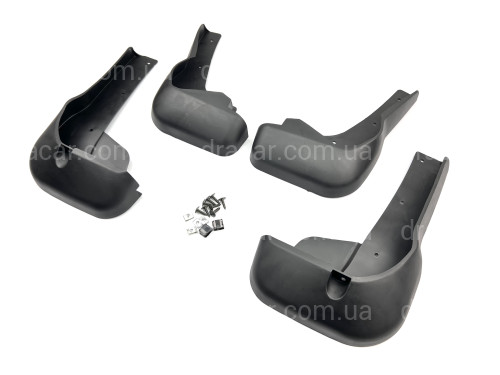 Брызговики Citroen C-4 Aircross 2012-2017, комплект 4шт. артикул 7858