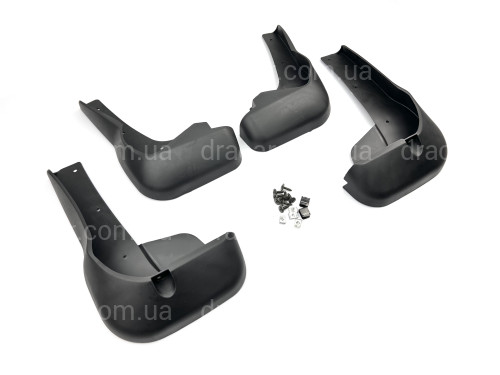Брызговики Citroen C-4 Aircross 2012-2017, комплект 4шт. артикул 7858
