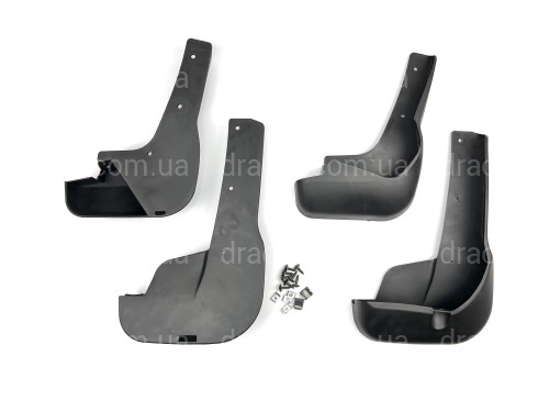 Брызговики Citroen C-4 Aircross 2012-2017, комплект 4шт. артикул 7858