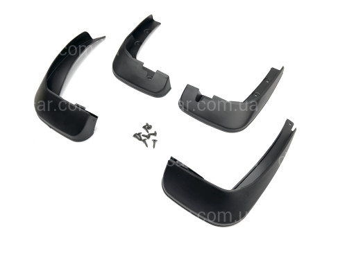Брызговики Honda Jazz / Fit 2010-2013, комплект 4шт. артикул 7807