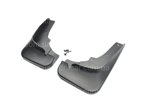 Брызговики передние Mitsubishi Outlander XL 2007-2012 под узкий порог комплект 2 шт артикул 6566