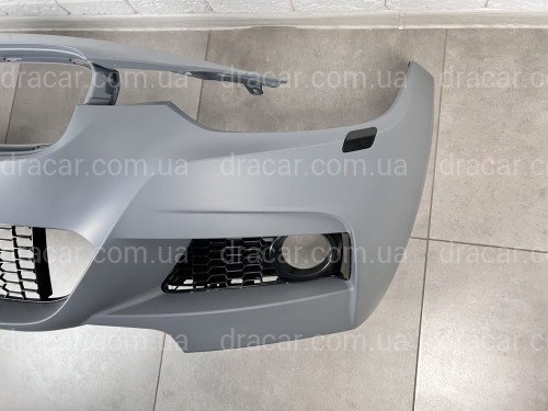 Передний бампер M Paket  BMW 3 Series F30 F31 2012-2018 (под омыватели / без отверстий под парктроники) артикул 7913