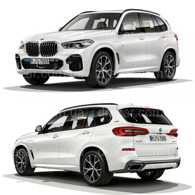 Брызговики BMW X5 G05 2019+ М пакет, комплект 4шт. артикул 7729