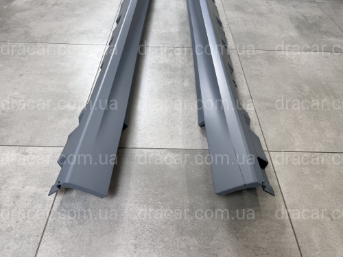 Накладки на пороги M-paket BMW 5 series F10 F11 2010-2016 артикул 7925