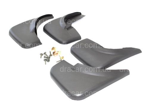 Брызговики Volkswagen Jetta 2005-2010 без выреза под молдинги (пороги без резинки или сделать подрез) комплект 4шт. артикул 3961