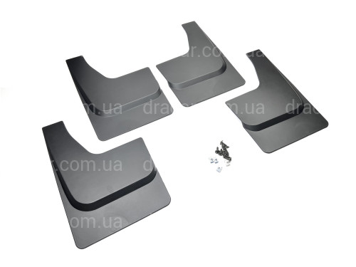 Брызговики Ford F-150 2005-2019 без расширителей арок, комплект 4шт. артикул 7797