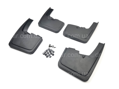 Брызговики Ford F-150 2015-2019 с узкими расширителями арок, комплект 4шт. артикул 7796