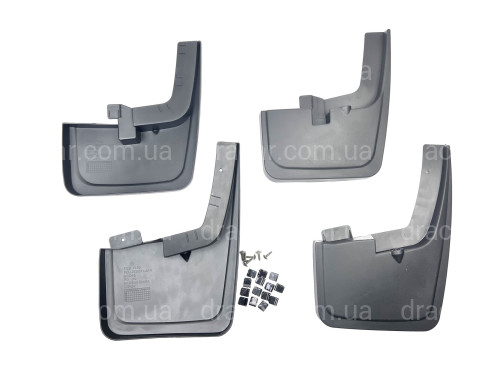 Брызговики Ford F-150 2015-2019 с узкими расширителями арок, комплект 4шт. артикул 7796