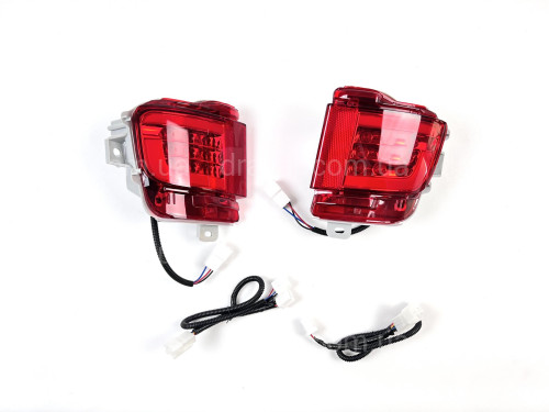 LED задние габариты (туманки) Toyota Land Cruiser 200 2015-2022 красные, 2шт. артикул 8014